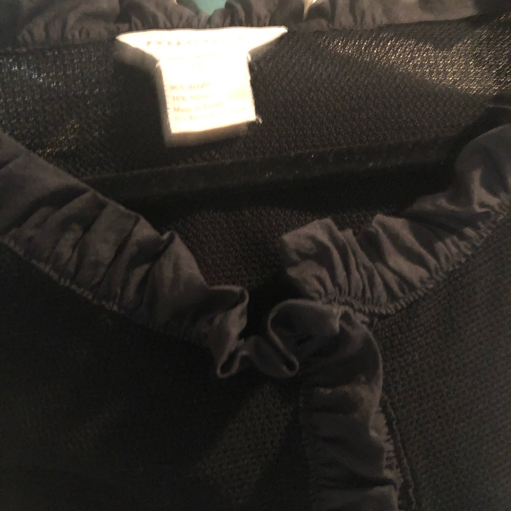 Exclusively Misook woman black Jacket with ruffles - Picture 2 of 3